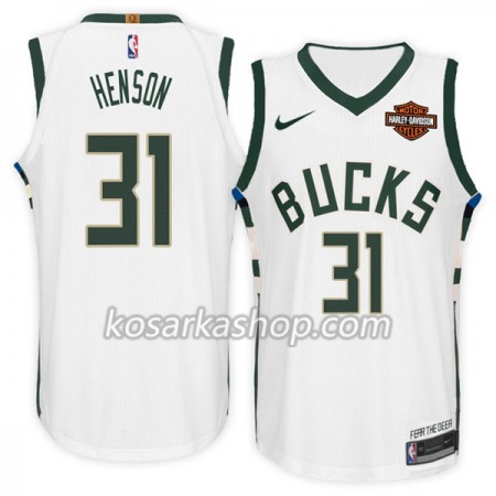 Dres Milwaukee Bucks John Henson 31 Nike 2017-18 Bijela Swingman